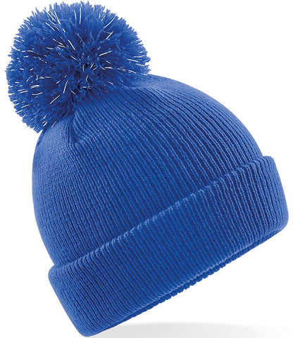 Reflective Bobble Beanie - Bright Royal