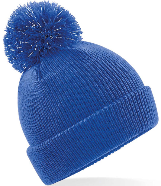 Reflective Bobble Beanie - Bright Royal