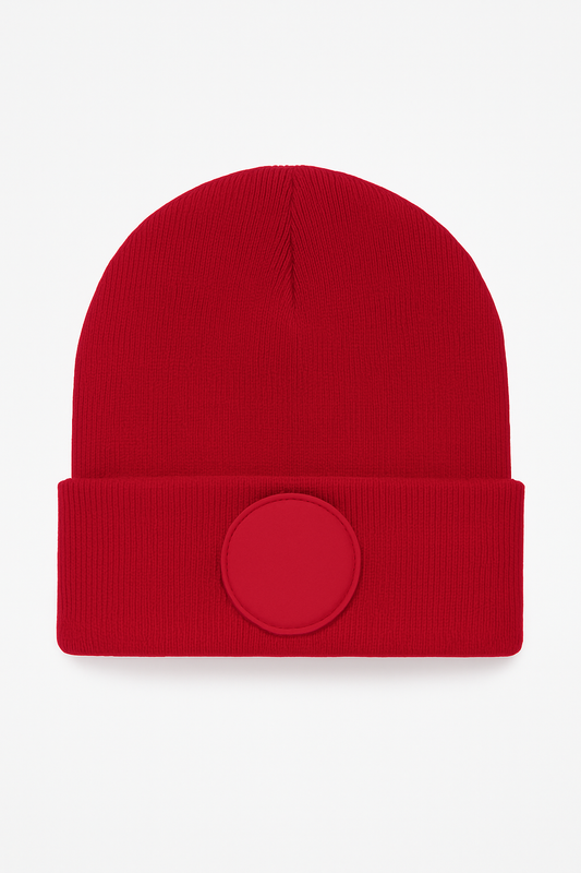 Circular Patch Beanie