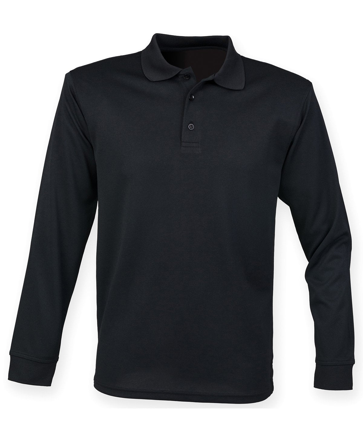 Long Sleeve Polyester Polo Shirt